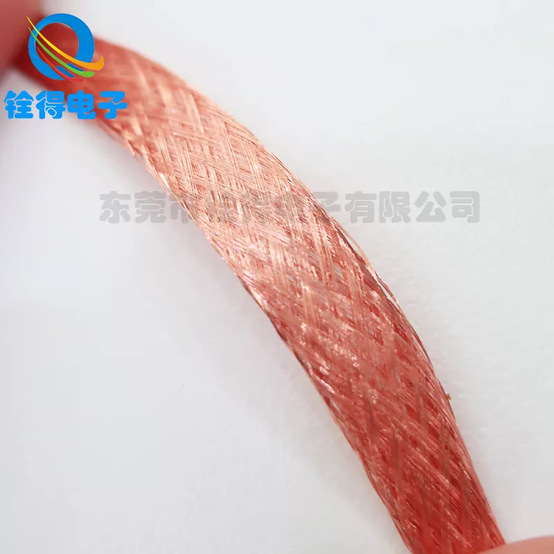 Stráice copair braided fuaraithe 3D