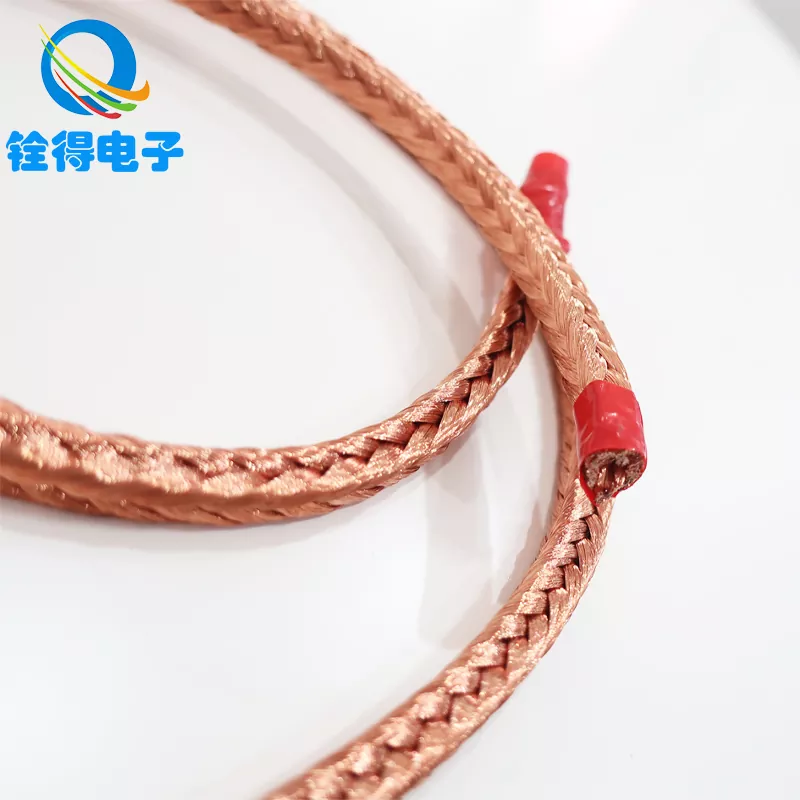 Sreang braided copair cearnógach